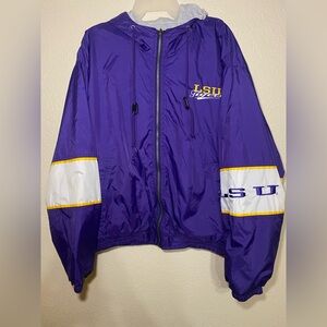 LSU Tigers Purple Reversible Bomber Jacket